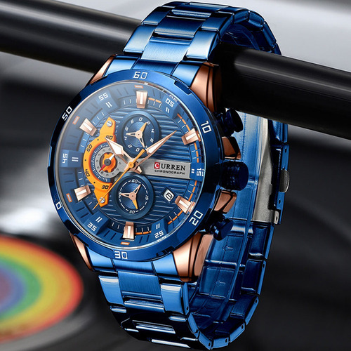 Imagen 2 de 9 de Reloj Hombre Curren 8402 Quartz.
