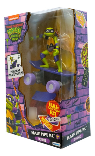 Tortugas Ninja Figura 13cm. Radio Control: Skaters Donnie