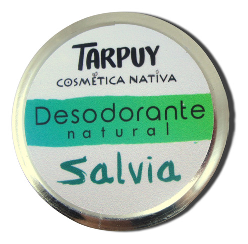 Desodorante Natural En Crema Tarpuy 25gr - Salvia