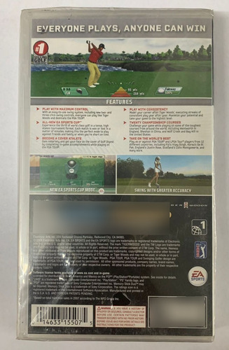 Tiger Woods 09 Juego Psp Original Cerrado