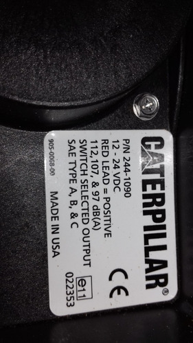 Imagen 2 de 8 de Alarma Retroceso Caterpillar