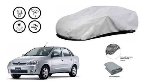 Car Cover Chevrolet Corsa 2004 Afelpada. Msi