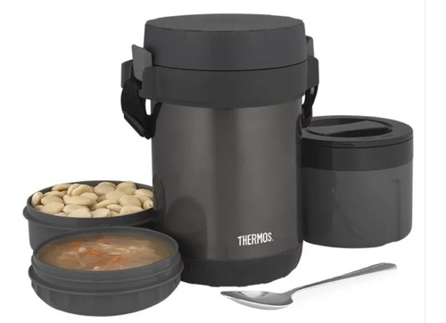 Thermos Contenedor 4 En 1 Lunch Taza Acero 16hs Por Pedido