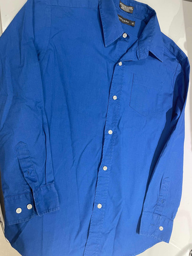 Camisa Niño Import Dockers Buen Est Talle 14 Azul Divina