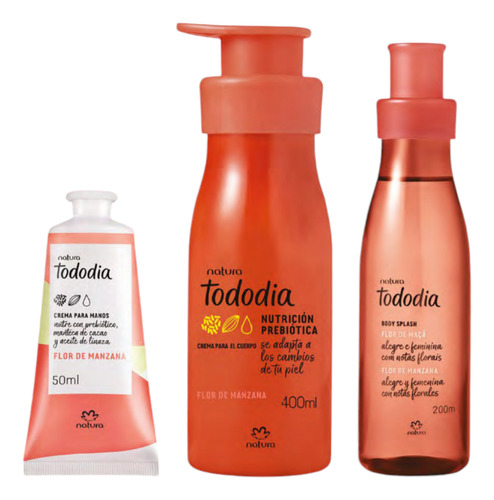 Natura Tododia Kit Flor De Manzana 3 Productos Bella.morgana