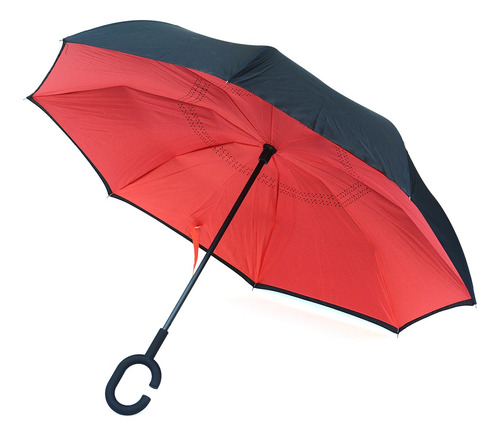 Paraguas Invertido Lluvia Agua Impermeable Unisex Mvd Sport