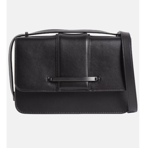 Bolsa Feminina Pu Logo Metálico Preta Calvin Klein Cor Preto