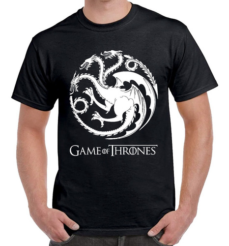 Remera Camiseta Game Of Thrones Dragon - Juego De Tronos