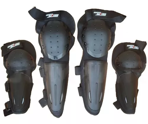 Coderas y Rodilleras para Moto Kit en Negro - Promart