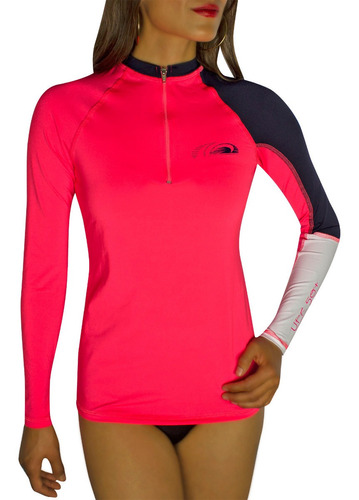 Rashguard Para Surf O Natación Playera De Mujer Upf 50+