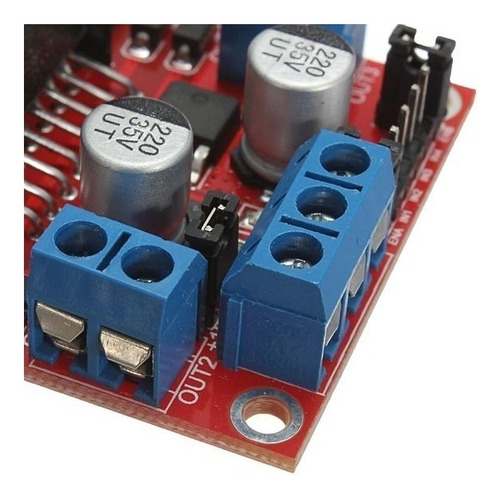 Controlador de motor de puente doble H L298n Arduino Pic Automation