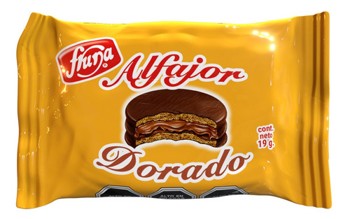 Alfajor Dorado Fruna Bolsa De 20 Unidades