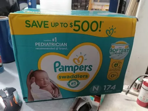 Pampers - Pañales Swaddlers para recién nacido (hasta 4.5 kg), 20 unidades