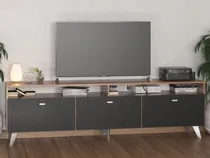 Comprar Mesa Rack Tv Led Nordico 1.80 Mts Moderno Melamina Modular