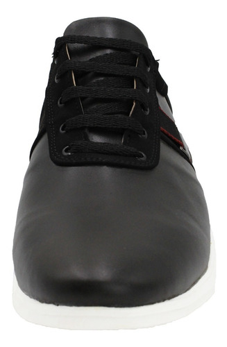 Imagen 6 de 8 de Zapato Casual Oficina Fino Negro Calzado Original Hombre A58