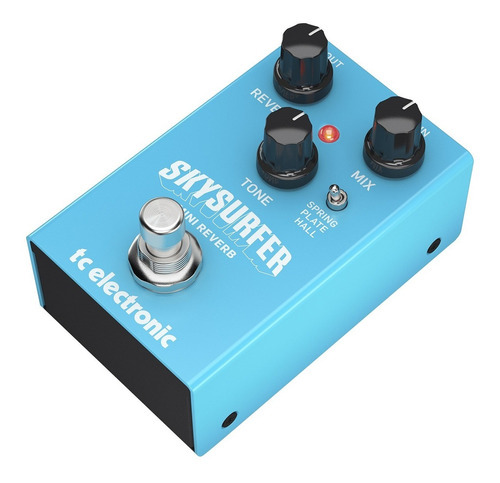 Tc Electronic Skysurfer Mini Reverb Pedal Efecto P/ Guitarra Color Azul