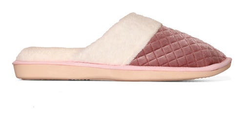 Pantuflas Mujer Cabrales 187330 Rosa Slip-on C/ Peluche Gnv®