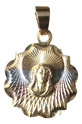Medalla Jesucristo Oro Enchapado De Calidad Dije Jesús