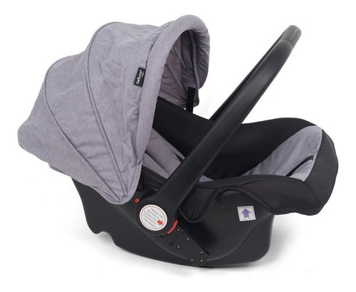 Imagen 4 de 6 de Cochecito de paseo travel system Belluno Baby Alassio TS gris con chasis color plateado