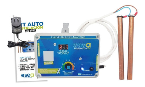 Ionizador Para Piscinas Y Piletas. Kit Autoinstalable 40v