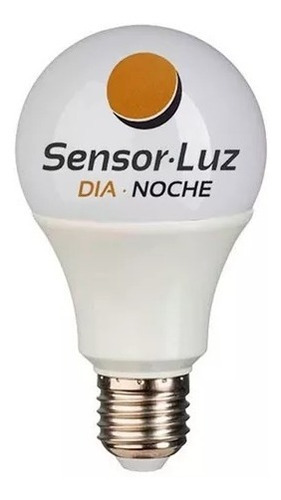 Pack X10 Lampara Led Sensor Luz Dia Noche Fotocelula L Fria