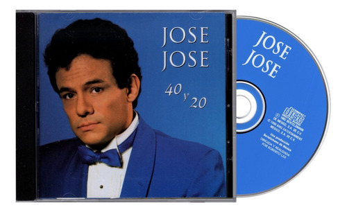 Jose Jose - 40 Cuarenta Y 20 Veinte - Disco Cd 10 Canciones