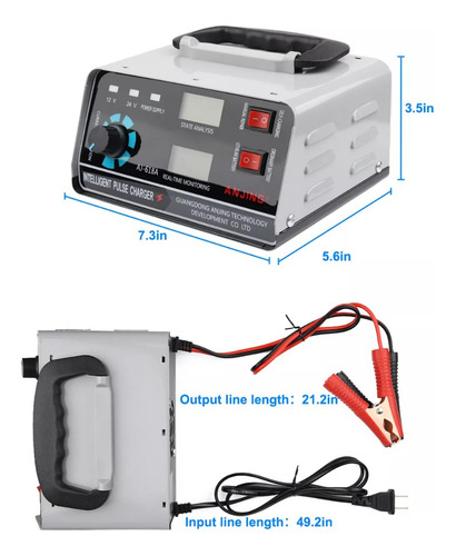 Cargador De Batería Inteligente 30amp Multifuncional