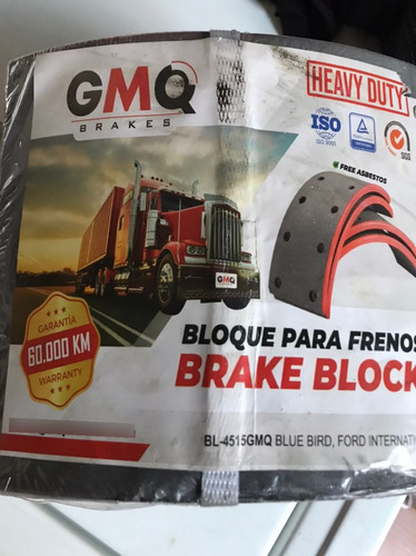 Bloque Banda Freno 4515 Encava ,blue Bird,mac, Kodiak