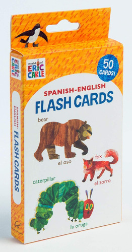  World Of Eric 50 Tarjeta Cartas Aprende Inglés-español Niño