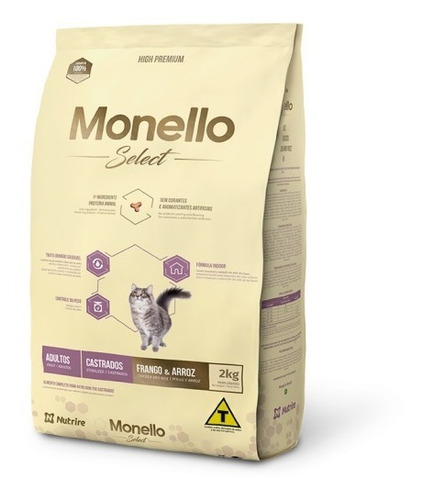 Monello Select Cat Castrado 2kg