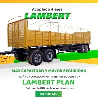 Acoplado 4 Ejes Lambert - 0 Km.
