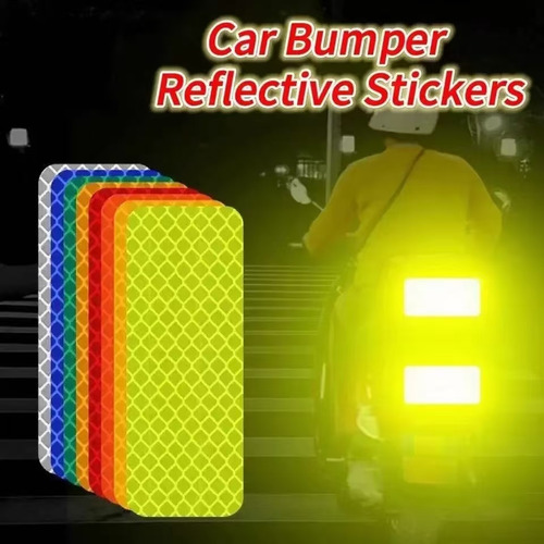 Adhesivo Reflectante Para Coche, Luz Nocturna Multifuncional