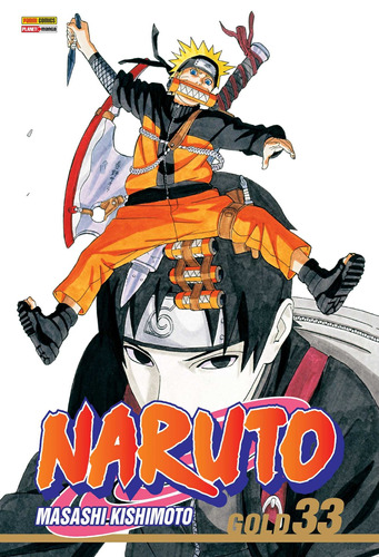 Naruto Gold Vol. 33, de Kishimoto, Masashi. Editora Panini Brasil LTDA, capa mole em português, 2018