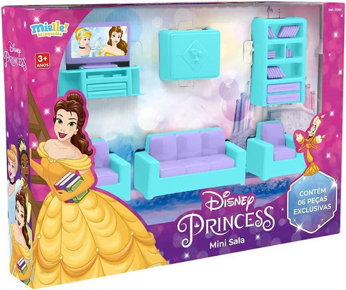 Kit Mini Sala Princesa Da Disney Brinquedo Infantil