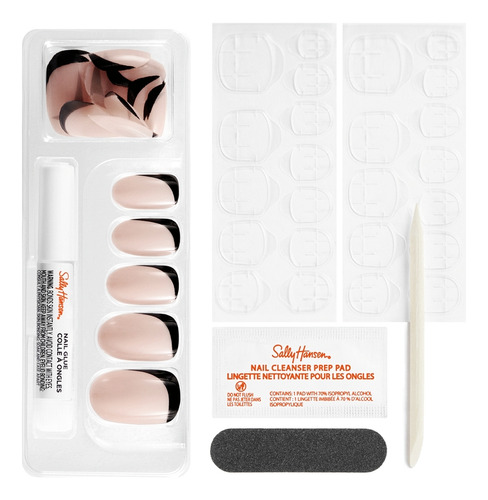 Uñas Postizas Sally Hansen Press On Oval Swoop There It Is