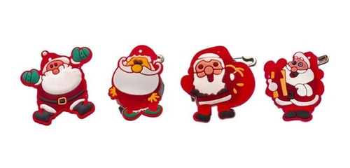 #3 Hztyyier 25Pcs Broche de Navidad Pasadores Intermitente LED Broche Pin de Dibujos Animados se Enciende Insignia Brillante para Navidad Regalos de Fiesta para niños 