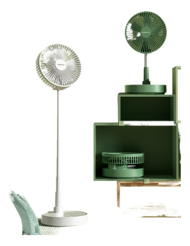 Ventilador Telescópico De Escritorio Plegable Recargable