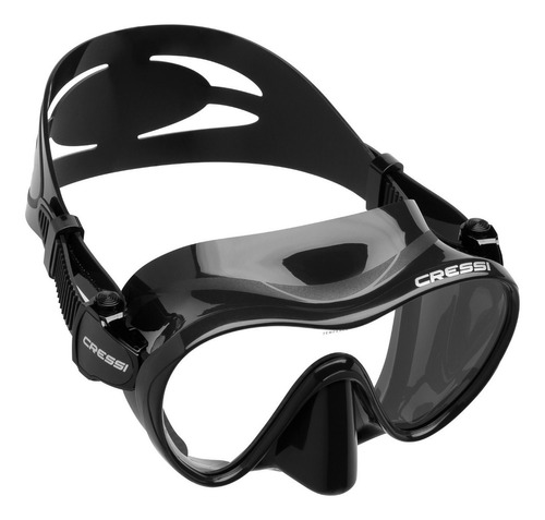 Visor Cressi F1 Frameless Buceo Snorkeling Apnea !! Color Negro