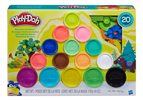 Set De Masas Play-doh Montaña De Colores