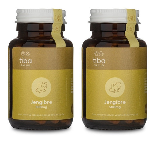 Duo Pack Protección Jengibre 120 Cápsulas | Tiba Salud Sabor Natural