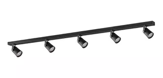 Aplique Techo O Pared Barral Riel 5 Luces Spot Dicroica Led