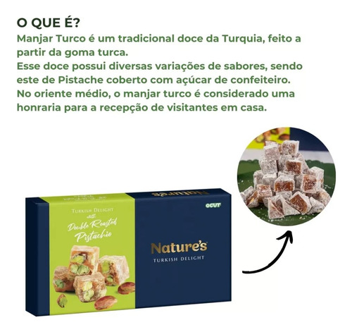 Raha Manjar Turco Com Pistache 250g