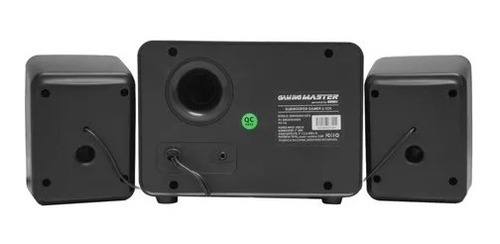 Imagem 4 de 5 de Subwoofer Gamer Led Ss-9800 K-mex 2.1 Stereo 9.9w Rms
