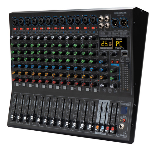 Mezcladora Gc Nx1200 Audio Consola 12 Canales 99dsp Mixer Dj