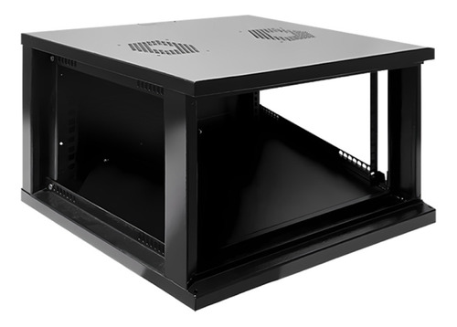 Mini Rack / Parede 19'' 5u X 370mm Desmontável Cor Preto