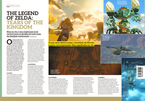 Zelda: Tears Of The Kingdom - Arte A - Superpôster Game Master, de Editora Europa. Editorial Editora Europa, capa mole em português, 2022