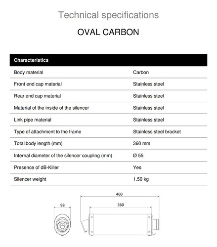 Escapamento Full Mivv Oval - Yamaha Mt09 Mt-09 / 2020 2021