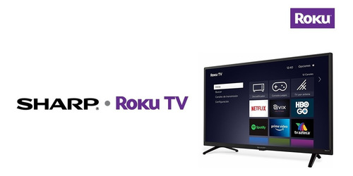 Sharp Smart Tv 40 Roku Full Hd Nueva Sellada Garantía (Usado)