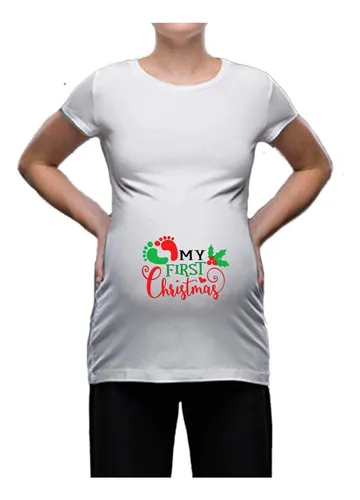 Playera Embarazada Navidad MercadoLibre