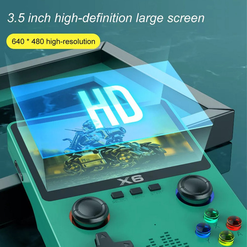 Juegos De Reproductor Portátil X6, Pantalla Ips 3.5 Pu